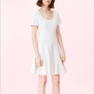 Rebecca Taylor stretch texture scoop neck dress